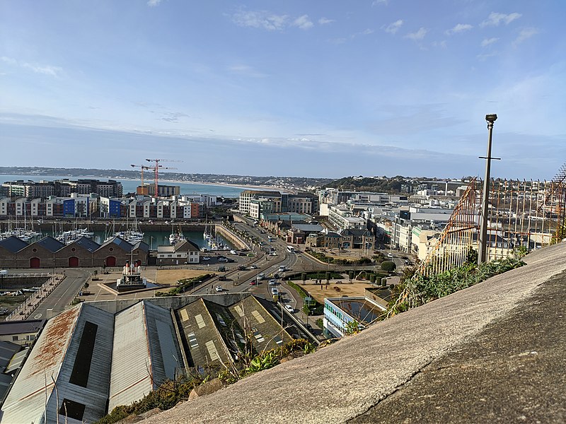 File:St Helier Waterfront from Fort Regent.jpg