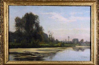 La Seine à Poissy, Paris, collection particulière