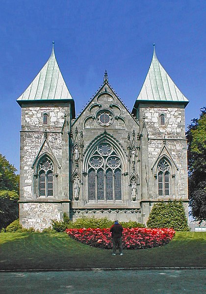 Stavanger Cathedral, the oldest cathedral in Norway.