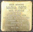 Stolperstein für Maria Oser