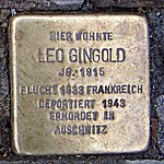 Stolperstein Breite Gasse 23 Leo Gingold