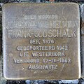 Stolperstein für Johanna Wilhelmina Frank-Godschalk