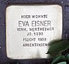 Stolperstein Goethestr 49 (Charl) Eva Eisner.jpg