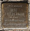 Stolperstein Lobeckstr 43 (Kreuzb) Ilse Friedländer.jpg