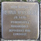Stolperstein für Regina Nordheim