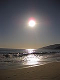 Thumbnail for File:Sunset at Will Rogers State Beach 1.jpg