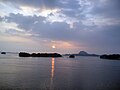 View of sunset from the Five Bridges of Amakusa / 天草五橋からの夕陽の眺め