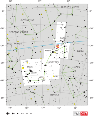 <span class="mw-page-title-main">T Scorpii</span> Nova seen in 1860