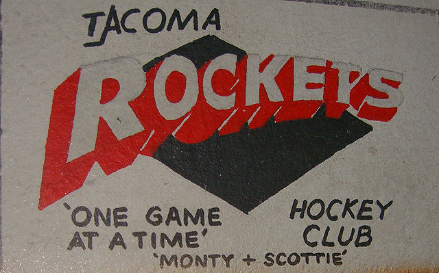 Former Tacoma Rockets logo. Used 1991–94.
