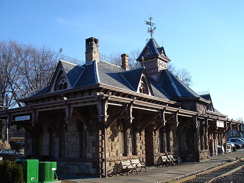 The former Tenafly Station, currently a restaurant