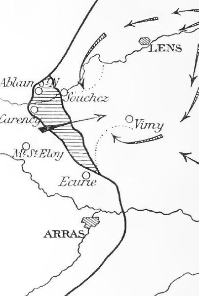 File:Tenth Army attack, 9 May 1915 and German counter-attacks..jpg