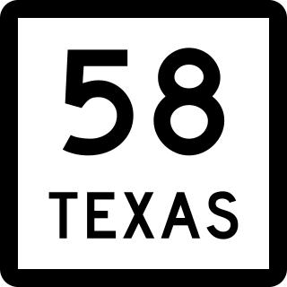 <span class="mw-page-title-main">Texas State Highway 58</span> State highway in Texas