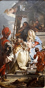 The Adoration of the Magi by Giovani Batista Tiepolo (1753) - Alte Pinakothek - Munich - Germany 2017.jpg