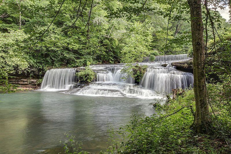 File:The Clear Creek Falls at Fall River Tennessee.jpg