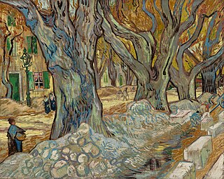 <i>The Large Plane Trees</i> 1889 painting by Vincent van Gogh