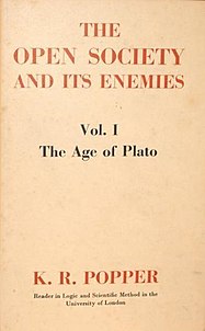 Vol. 1 of The Open Society and Its Enemies by Karl Popper, published in 1945