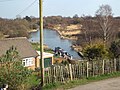 Thumbnail for File:The canal basin below the dam, with boat, Chasewater country park - geograph.org.uk - 4811720.jpg