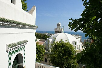 View from Sidi Abder-Rahman Mosque on the bay of Algiers, Alger (Algeria)