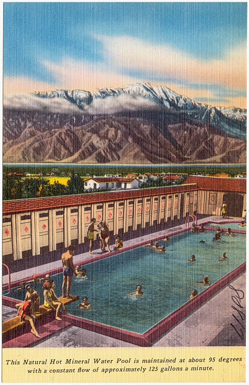 1950s postcard promoting tourism