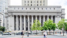 The Thurgood Marshall United States Courthouse in Manhattan, where the case was tried and heard on appeal Thurgood Marshall United States Courthouse (48129054363).jpg