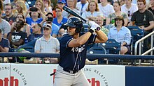 2018 Tim Tebow Binghamton Rumble Ponies Minor League Baseball Card