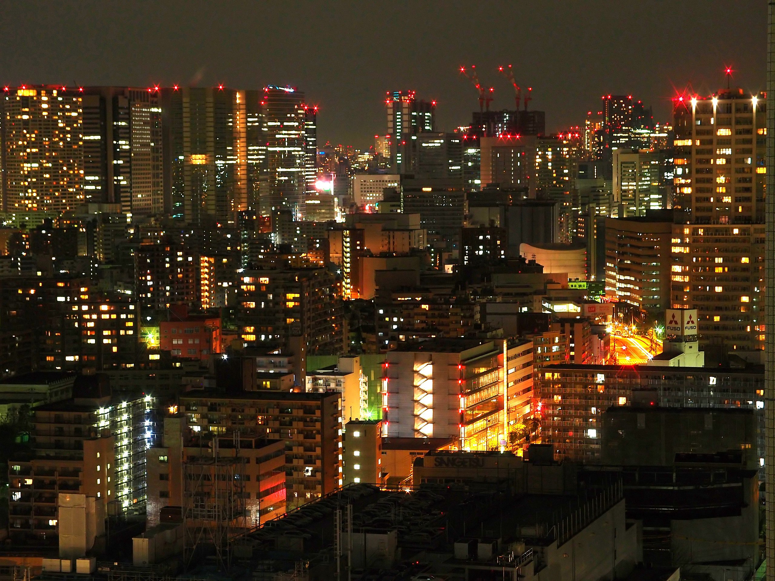 File Tokyo Night View Like A Miniature Landscape 箱庭的東京夜景 Jpg Wikimedia Commons