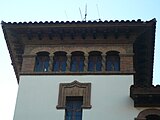 Català: Can Vila. C. Major, 100 (Montcada i Reixac). This is a photo of a building indexed in the Catalan heritage register as Bé Cultural d'Interès Local (BCIL) under the reference IPA-27495. Object location 41° 29′ 02.23″ N, 2° 11′ 12.31″ E  View all coordinates using: OpenStreetMap