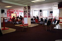 An overview of the Harry Poole Bar at Sewell Group Craven Park, Kingston upon Hull.