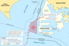 Tuas maritime dispute