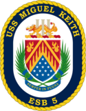 USS Miguel Keith (ESB-5) insignia, 2021.png