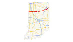 Map Us 24 U.S. Route 24 in Indiana