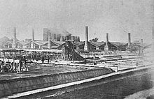 Die Uetersener Zementfabrik um 1900