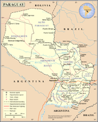 Карта Парагваю від ООН (англ.)]]