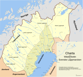 <span class="mw-page-title-main">Lappmarken</span> Old Swedish name for a region in northern Sweden and Finland