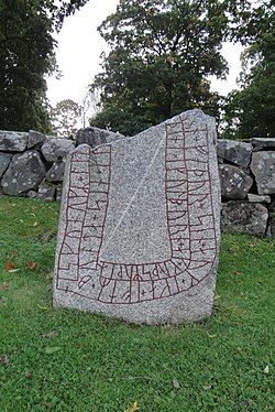 Vaksala runesten RÄ 118 3. 
 JPG