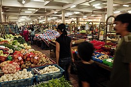 Un mercado de Kota Kinabalu