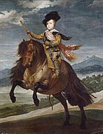 Retrat del príncep Baltasar Carles a cavall