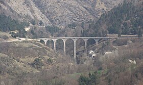 Szemléltető kép a Viaduct de la Bonne szakaszról