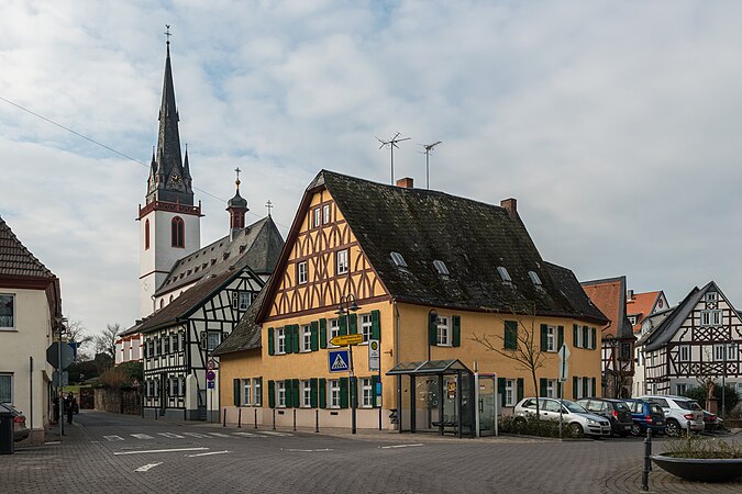 View of Hauptstraße and St. Markus