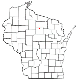 Bradley, Wisconsin'in konumu