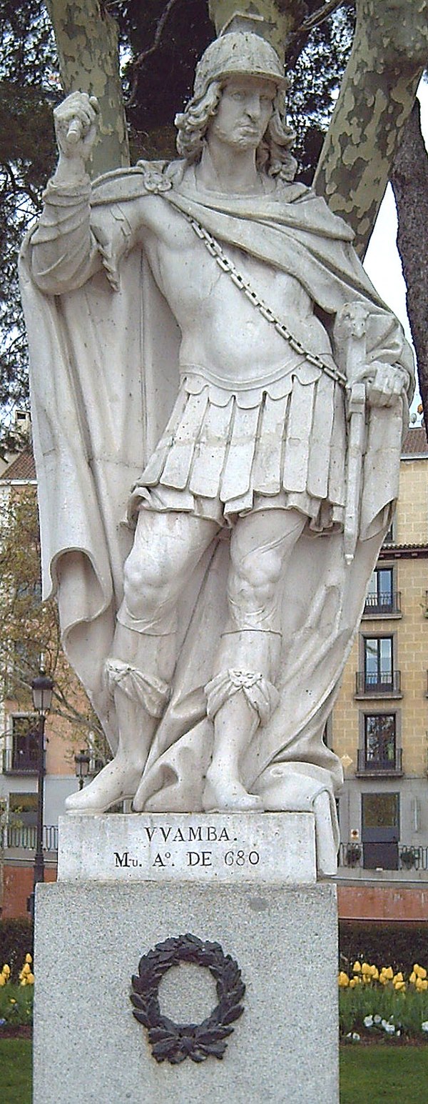 Statue in Madrid (A. Carnicero, 1750–53).