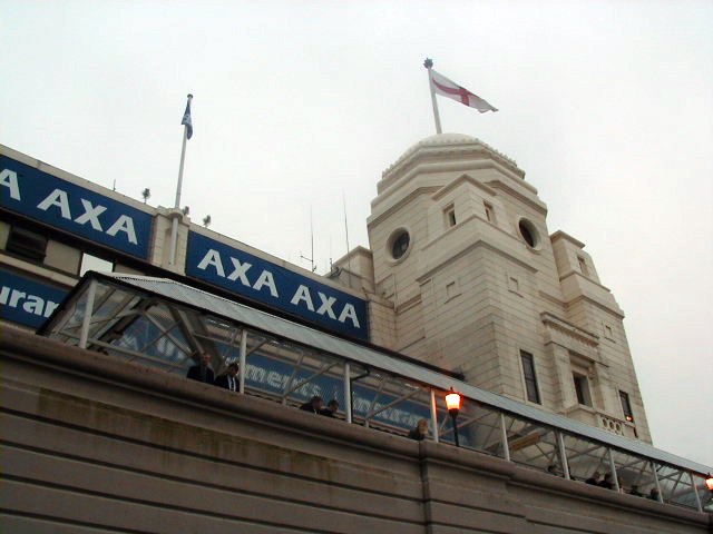 One of the Twin Towers of Ayrton's old Wembley Stadium (1923)