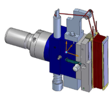 Winding tool for the fixation of a T-segment in a linear winding process Wickelwerkzeug fur die Aufnahme eines T-Segmentes fur die Linearwickeltechnik.png