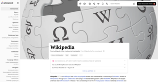 <span class="mw-page-title-main">Wikiwand</span> Viewer interface for Wikipedia