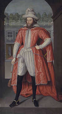 William Pope, 1st Earl of Downe, by Robert Peake William Pope, 1st Earl of Downe (1573-1631) by Robert Peake.jpg