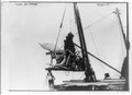 "God of Speed", Statue of Mercury being hoisted to top of AT&T Building, New York LCCN2016652418.tif