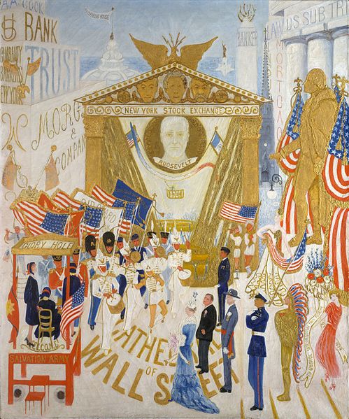 File:'The Cathedrals of Wall Street' by Florine Stettheimer, 1939.jpg