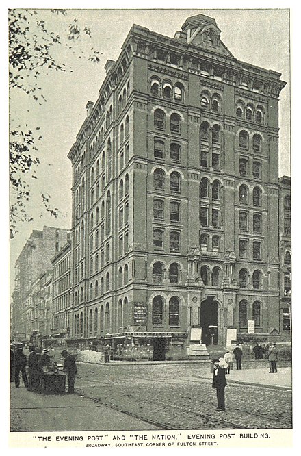 The Evening Post and The Nation, 210 Broadway, Manhattan, New York