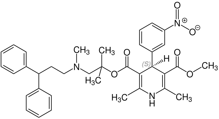 File:(S)-Lercanidipin Structural Formula V1.svg