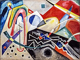 Vassily Kandinsky Zigzag blanc (1922)